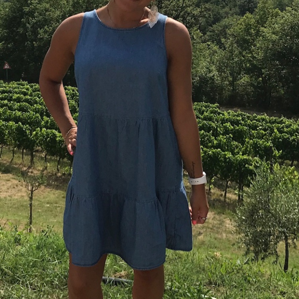 Denim dress